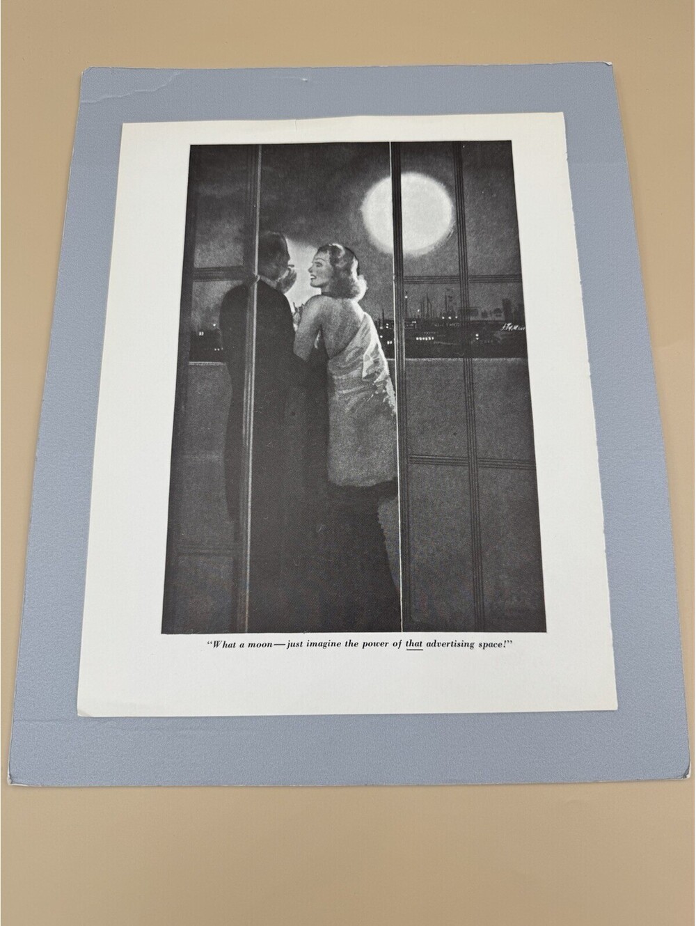 E. Simms Campbell Esquire Cartoon Page 1930s Double Sided Vintage Art Marketing